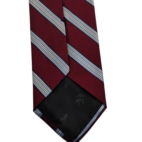 Brooks Brothers Red and Blue Silk Striped Tie 59 inches - Picture 4 of 11